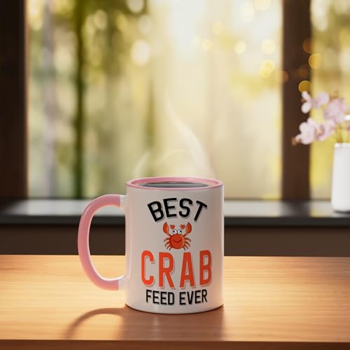 Taza de cerámica para amantes de cangrejos 11 oz miniatura 3