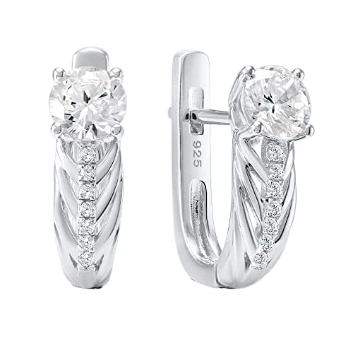 Boucles d'oreilles pour Femmes TYKHGFS en Argent 925 et Zircone