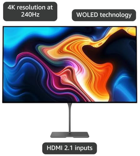 Image of Dough Spectrum Black 32 4K 240Hz Dual-Mode WOLED with Gorilla Glass Monitor (Monitor Only)