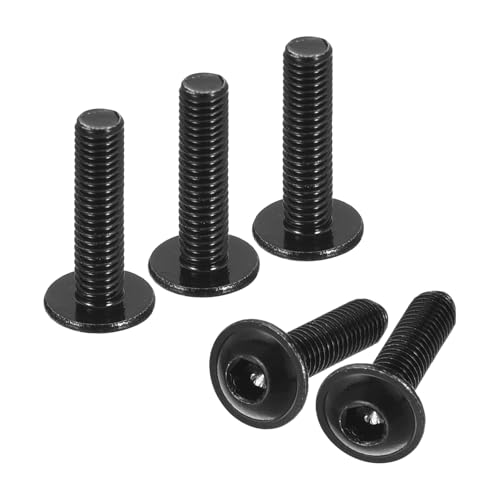 QUARKZMAN Vis À Tête Cylindrique À Embout Hexagonal À Collerette, 50 Pcs M3x14mm - 304 Acier Inoxydable Fixations À Entraînement Hexagonal, Vis À...