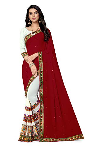 Image of SERONA FABRICS Ethnic Saree (or) Sari for Women, Ideal for Wedding, Party, Festive & Daily Wear