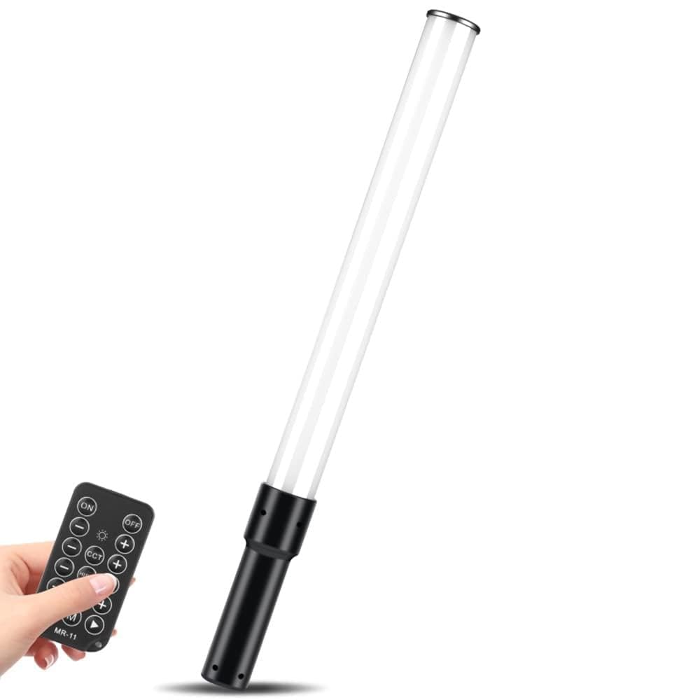 122 LED RGB Tube Light with HSI CCT Modes 2600mAh Battery 18 Scene Effects for Photography Video Live Streaming