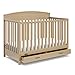 Graco Benton 5-in-1 Convertible Crib with Drawer – GREENGUARD Gold Certified, Converts from Baby Crib to Toddler Bed, Daybed and Full-Size Bed, Full-Size Nursery Storage Drawer (Driftwood)