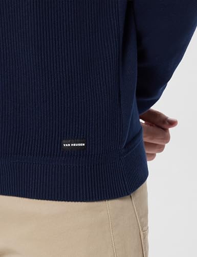 Image of Van Heusen Men's Luxury Sports Regular Fit Full Sleeve Crew Neck Sweater | Sophisticated Flair | Super Premium Fabric