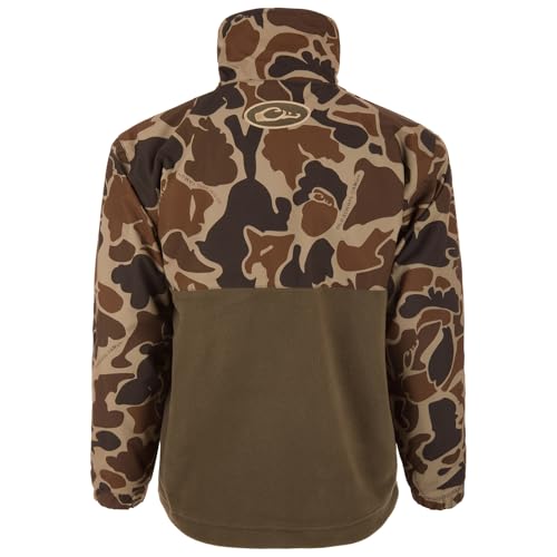 Image of Drake Waterfowl Youth MST Eqwader Warm Moisture-Wicking Fleece Lined Waterproof Windproof Breathable Full-Zip Outdoor Jacket