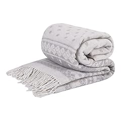 Light Grey With White Raindeers