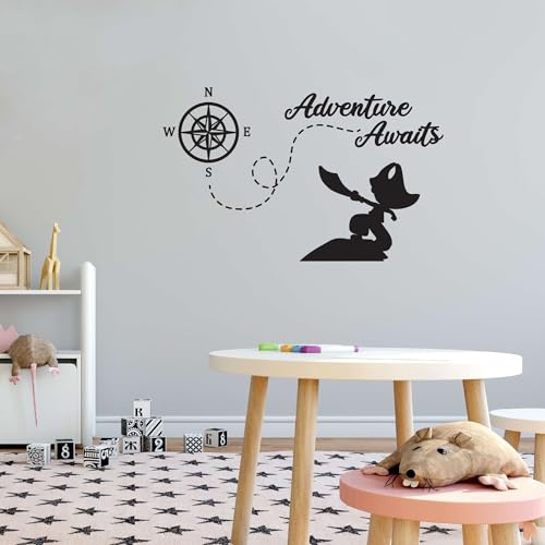 Design With Vinyl Adventurous Treasure Hunt Wall Decal Adventure Awaits