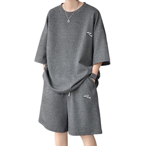 [GUTHONG] ㉺Zbg Y TVc ĕ ZbgAbv W[W  Vbgpc 傫TCY  Q_Zbg  K z  [EFA Y  gray XL