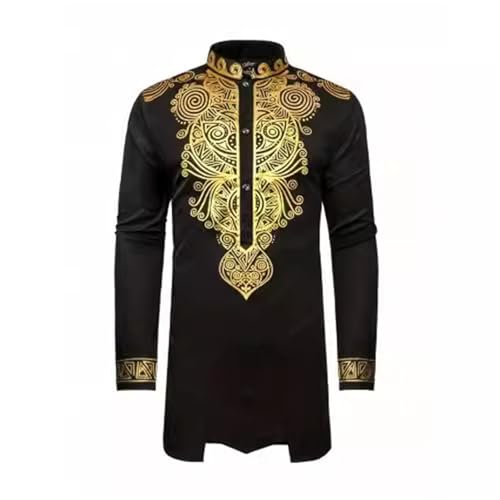 Camisa musulmana de manga larga con botones casuales para hombre, túnica de caftán, túnica abaya, túnica musulmana, vestido marroquí, afgano, kandoura, estilo saudita, túnica islámica, ropa turca,