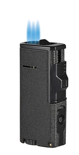 Encendedor de soplete triple llama Visol recargable miniatura 1