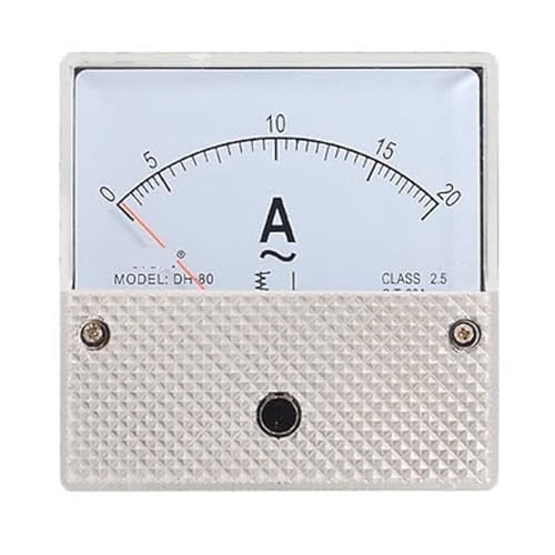 Ampèremètre analogique AC 0-20A DH-80 pour tableau électrique de format carré