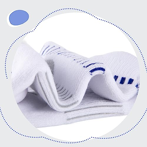 Comfoex 10 Pairs Boys Socks For Kids 4-6 8-10 6-8 Years Old Athletic Ankle Socks Short Cotton Socks With Cushioned Sole4