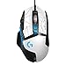 Logitech G502 HERO K/DA Souris Gaming Filaire Haute Performance, Capteur HERO 25K, LIGHTSYNC RVB, Poids Ajustables, 11 Boutons Programmables, Équipement Officiel de League of Legends - Blanc