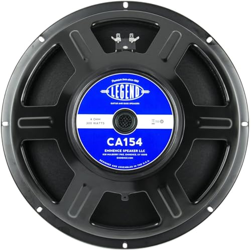 Eminence Legend CA154 15 Bass Guitar Speaker 300 Watts at 4 Ohms Black