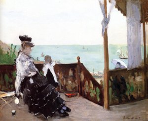 Peinture à l'huile de Berthe Morisot 16x20 pour une décoration marine et lumineuse dans votre bureau
