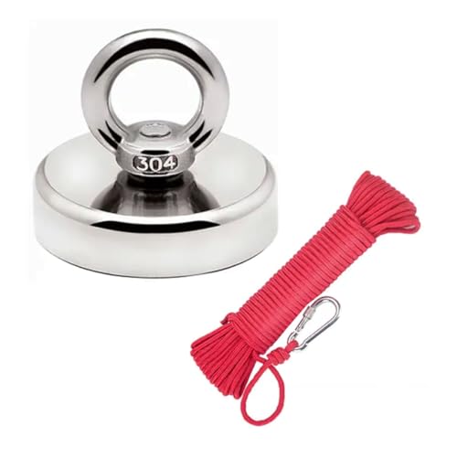 Imã de Neodímio Pesca Magnética Barra Tração 135 kg (prataa)