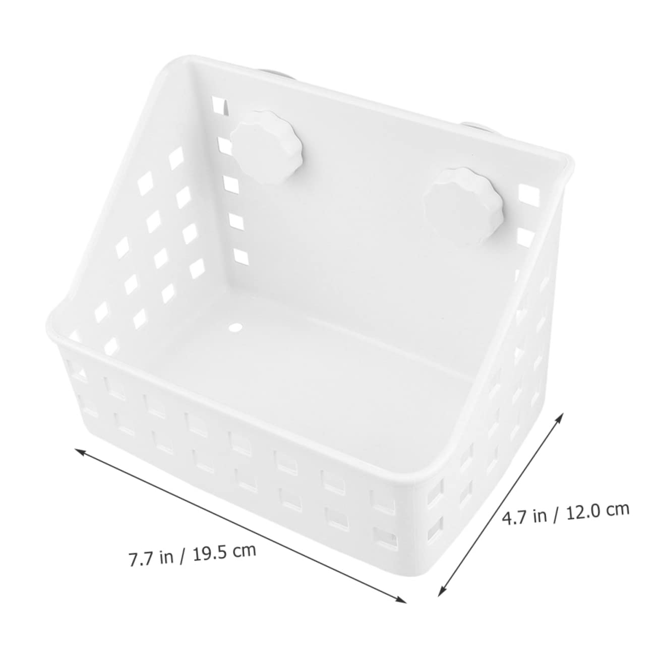 Râteliers à Lapins Fixes pour Foin, Lot de 2, Plastique Blanc