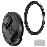 K&F CONCEPT アダプターリング ステップアップリング 42mm-49mm Ricoh GR II GR III GR IIIx GR IIIx HDF 対応 アルミ合金製 フィルター径変換アダプター 49ｍｍレンズキャップ付属