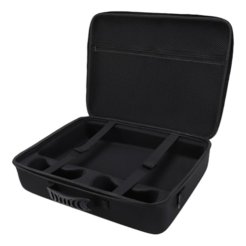 Carrying Case for Pro Console, Hard Shell Travel Bag with Shock Absorption Foam, Water Proof Nylon Material, Fit for Game System and Accessories (Black)