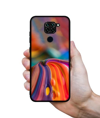 Image of Rainbow Colors Premium 2D Printed Metal Back Case Cover for Mi Redmi Note 9 4G