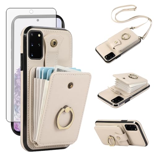 Housse portefeuille luxe pour Samsung S20 FE avec bandoulière femme