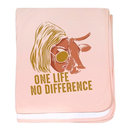 CafePress Animal Liberation Advocate Vegetarian Baby Blanket, Super Soft Newborn Swaddle