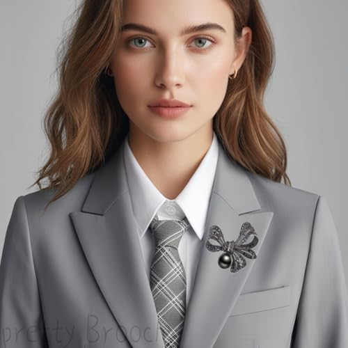 Image of Brooch Pins For Women Fashion Elegant Brooches Lapel Badges Coat Sweater Scarves Shawl Dress Accessory Wedding Party Prom Jewelry
