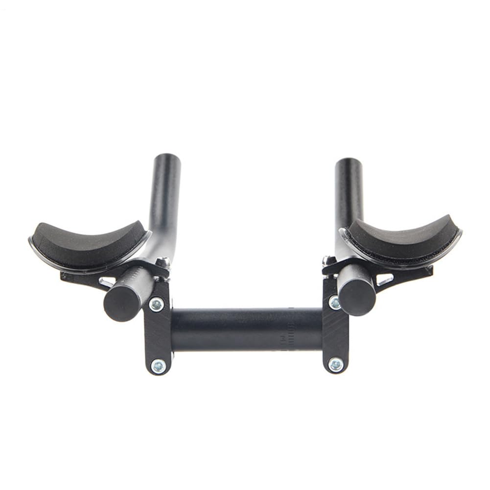 TT REST MANABAR - ALUMINUM ALEAY Aero Bars | Lightweight Bike Handlebar Extensions with Padded Arm Pads, Adjustable TT Bars for Road Bikes, Cycling, C