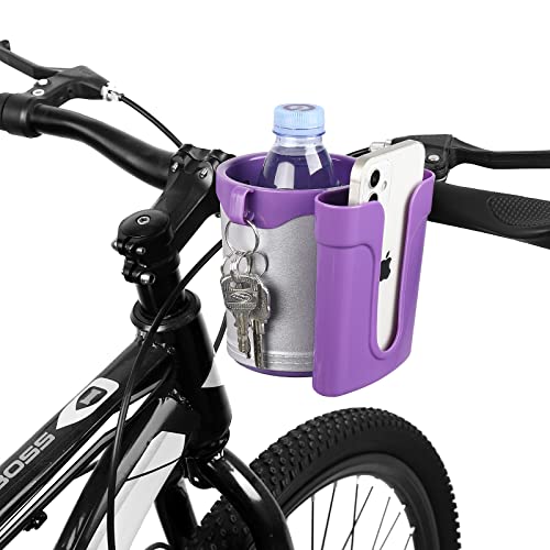 image for Accmor 3-in-1 Bike Cup Holder with Cell Phone Keys Holder, Bike Water 