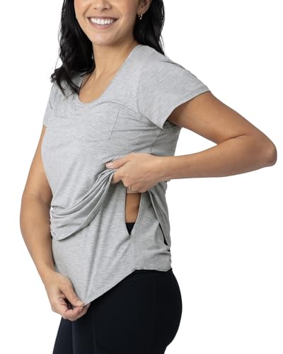 Image of Kindred Bravely Everyday Maternity & Nursing T-Shirt | Maternity & Nursing Tops for Breastfeeding