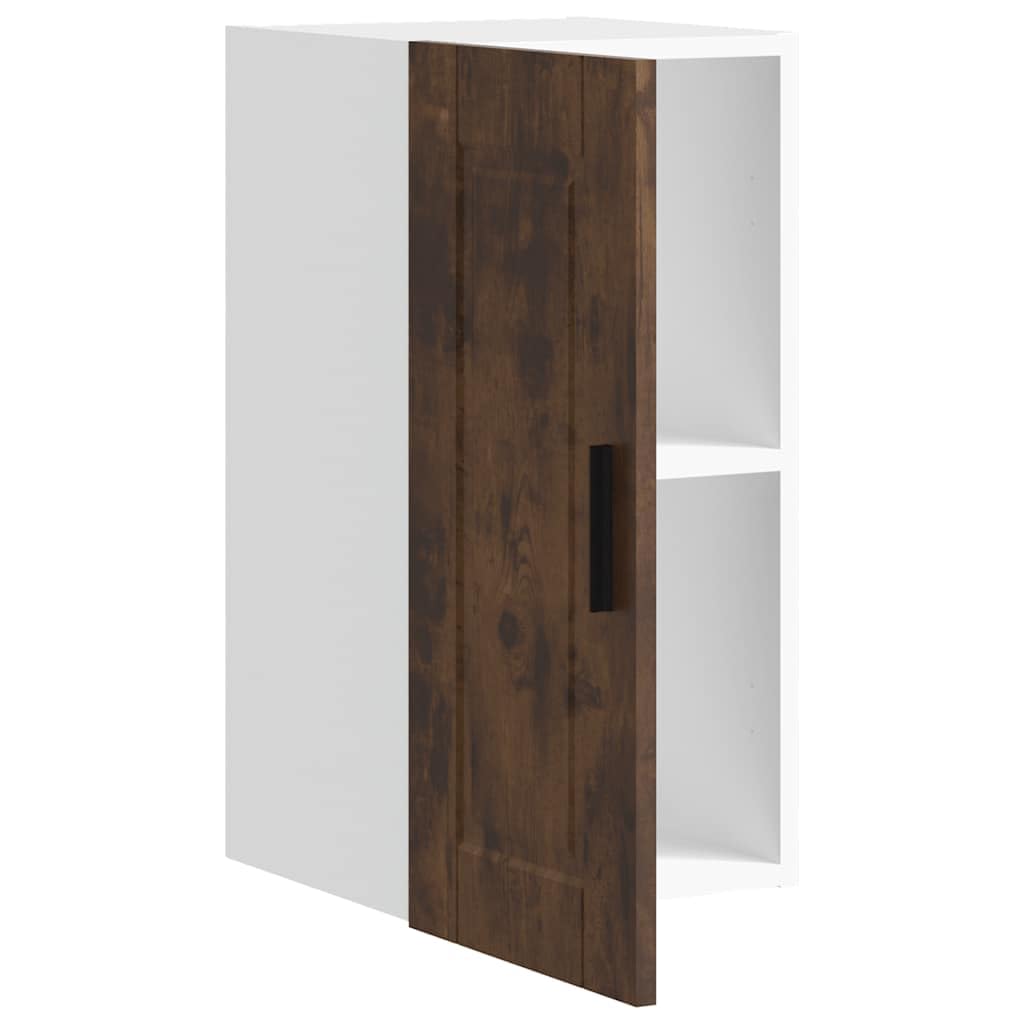 Armoire Murale Cuisine Porto chêne fumé en Bois d’ingénierie, 30 x 31 x 60 cm, Rangement Compartiment, Porte pour Cuisine, 60 kg Max