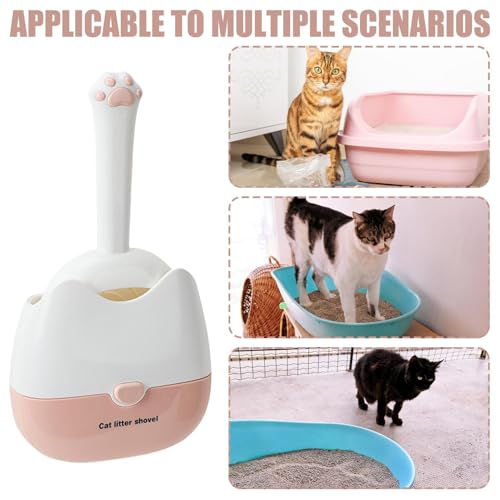 Pelle à litière pour chat avec support mural pratique et polyvalent - 5