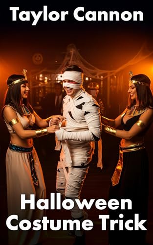 Halloween Costume Trick: MFF Embarrassed Nude Male Short