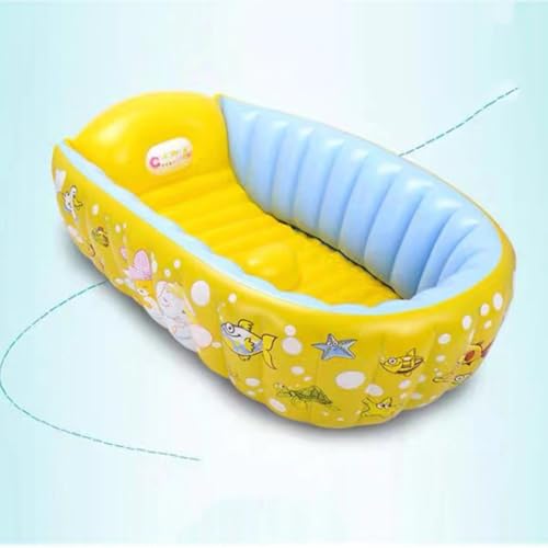 Bain intérieur pour bébé avec cette baignoire gonflable facile à ranger
