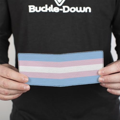Image of Buckle-Down Men's Standard Bifold Wallet Pride, 4.0 inch x 3.5 inch