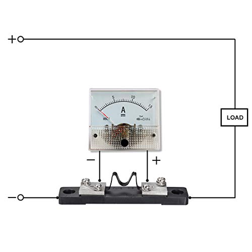 uxcell Shunt Resistor 15A 75mV for DC Current Ammeter Analog Panel Meter External FL-2 Shunt Resistance Divider by uxcell - Image 3