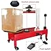 INTBUYING 110V Electric Stretch Film Wrapping Machine Adjustable Speed Wrap-Around Film Baler Double Shaft Dispenser Maximum Speed 30 RPM