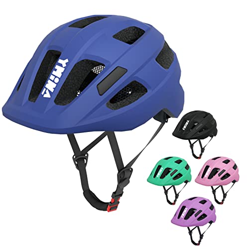 YMINA Toddler Helmet Kids Bike Helmet Baby Helmet Infant Cycling Bicycle Helmet for Boys Girls Multi-Sport Adjustable Helmet Lightweight Scooter Skateboard Helmet for Child Age 1 and Older, Blue XS