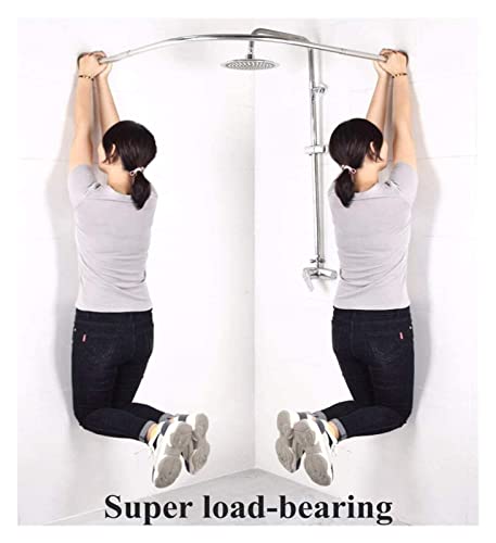 Tringle douche d'angle en L pour stopper les éclaboussures de bain - 4