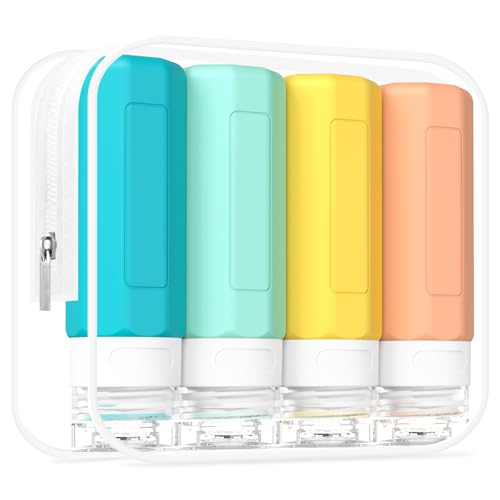 Redfly Travel Bottles for Toiletries, 3oz Tsa Approved Travel Size