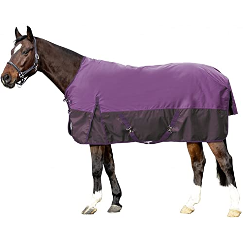 Couverture pour cheval HKM Portland violette 145 cm pour la protection au box et au pré