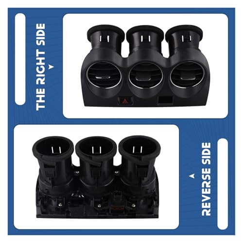 Grille de ventilation centrale sans sifflement pour Altima 2007-2012 - 5