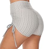 🩳 【Cintura ajustada】 Con su cintura alta y su corte ceñido, los pantalones cortos de yoga se ajustan perfectamente sin resbalar. Están hechos de un material agradablemente ligero que asegura una sensación de sequedad y sigue cada movimiento.