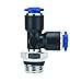 AIGNEP USA 85222-08-06 Swivel Run Tee, 1/2" Tube x 3/8" Swift-Fit Universal Thread (Composite Body)