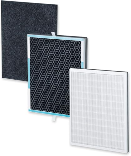 Beurer LR 500 Filter Nachkaufset, dreischichtiges Filtersystem, HEPA-Filter H13, Aktivkohlefilter, Vorfilter, für den Beurer Luftreiniger LR 500