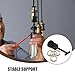 CIYODO 2sets Lamp Socket Adapter Ring Kit Plastic Replacement for Lamp Shade Mounting Easy Install Removal Tool