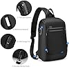 VGOAL Sling Bag Chest Bag Cross Body Sling Backpack with USB Charging Port Lightweight Water Proof for Men Women #5
