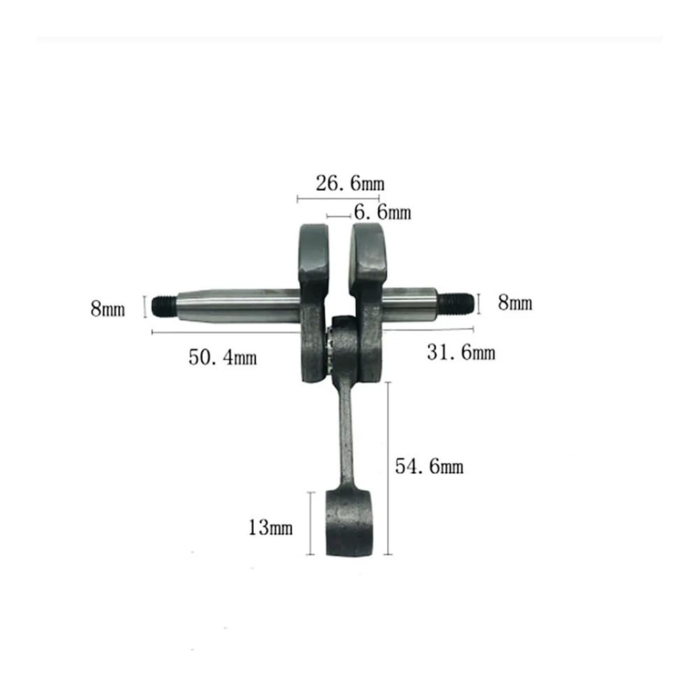 Cigüeñal Apto for FS160 FS180 FS220 FS280 FS280K repuestos de Motor de Repuesto for desbrozadora