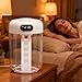 Imagen de YIZITU Humidificador De Gran Capacidad 4L Estructura Doble Salida Reloj Inteligente Comando Voz Control Automático Humedad Filtro Aire Combinación Humidificador