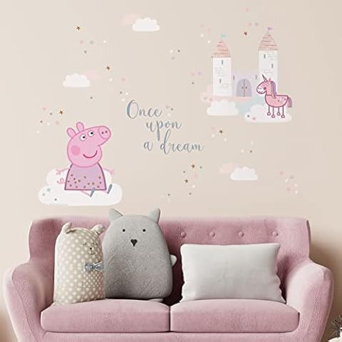 Peppa Pig Once Upon A Dream Wall Sticker Cover